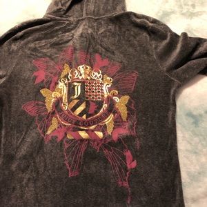 Grey Juicy Couture Zippered Hoodie
